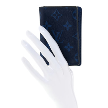 LOUIS VUITTON Taigarama Pocket Organizer NM Cobalt