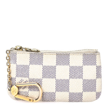 LOUIS VUITTON Damier Azur Key Pouch