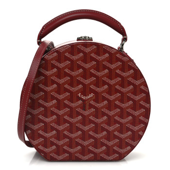 GOYARD Goyardine Alto Hatbox Red