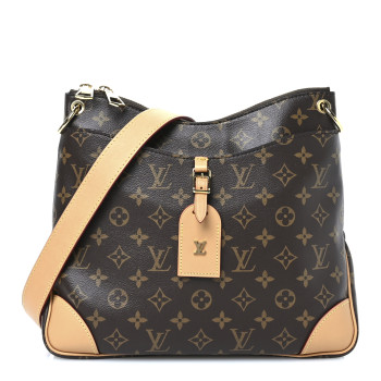 LOUIS VUITTON Monogram Odeon MM Natural