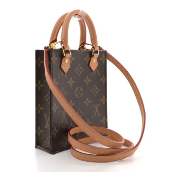 LOUIS VUITTON Monogram Petit Sac Plat