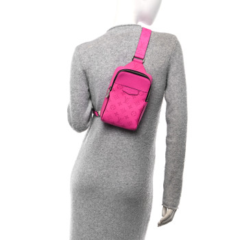 LOUIS VUITTON Taigarama Outdoor Slingbag Fuchsia