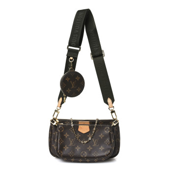 LOUIS VUITTON Monogram Multi Pochette Accessories Kaki