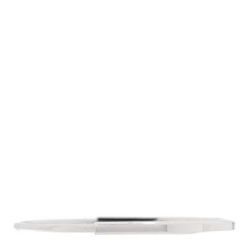 TIFFANY 18K White Gold Tiffany Narrow Lock Bangle Bracelet