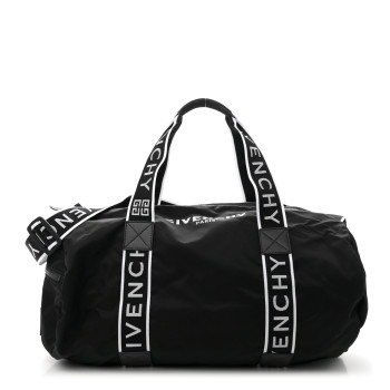 GIVENCHY Nylon Logo Gym Duffle Black