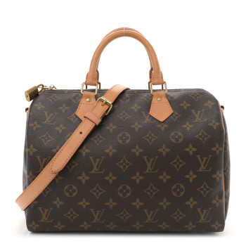 LOUIS VUITTON Monogram Speedy Bandouliere 30