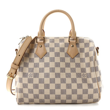 LOUIS VUITTON Damier Azur Speedy Bandouliere 25