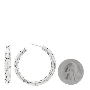 JOHN HARDY Sterling Silver Kali Hoop Earrings