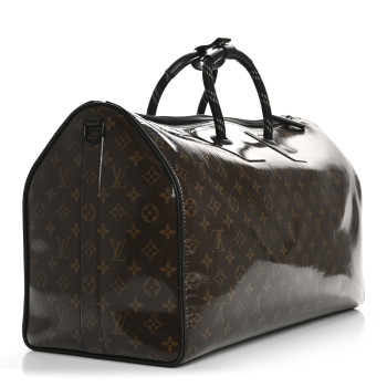 LOUIS VUITTON Monogram Glaze Keepall Bandouliere 50