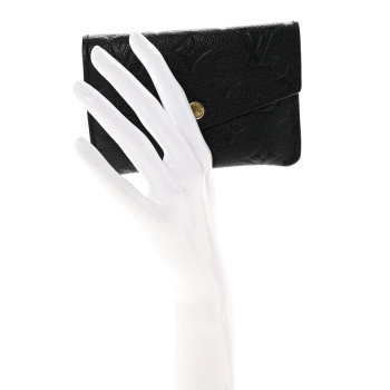 LOUIS VUITTON Empreinte Key Pouch Black