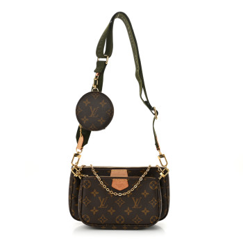 LOUIS VUITTON Monogram Multi Pochette Accessories Kaki