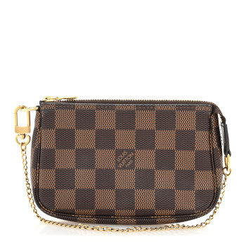 LOUIS VUITTON Damier Ebene Mini Pochette Accessories