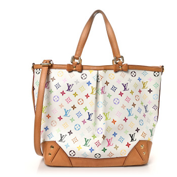LOUIS VUITTON Monogram Multicolor Sharleen GM White