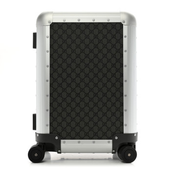 GUCCI GG Supreme Monogram Porter Cabin Trolley Black