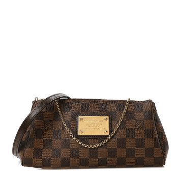 LOUIS VUITTON Damier Ebene Eva Clutch