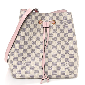 LOUIS VUITTON Damier Azur Neonoe MM Eau De Rose