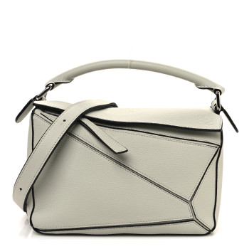 LOEWE Grained Calfskin Small Puzzle Bag Light Celadon