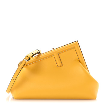FENDI Shiny Nappa Small Fendi First Mimosa