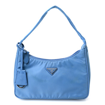 PRADA Re-Nylon Saffiano Mini Re-Edition 2000 Bag Pervinca