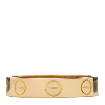 CARTIER 18K Yellow Gold 3.5mm LOVE Wedding Band Ring 47 4