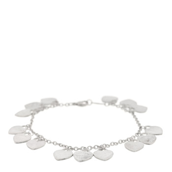 TIFFANY Sterling Silver Mini Return to Tiffany Multi Heart Charm Bracelet