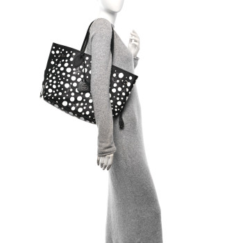 LOUIS VUITTON LV X YK Empreinte Neverfull MM Black White