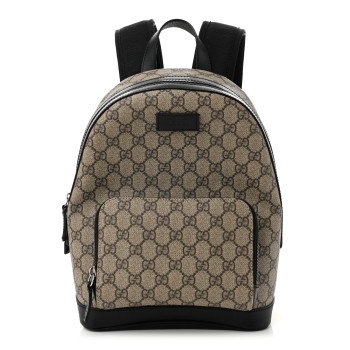 GUCCI GG Supreme Monogram Small Eden Day Backpack Black