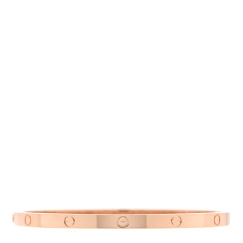 CARTIER 18K Pink Gold Small LOVE Bracelet 16