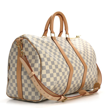 LOUIS VUITTON Damier Azur Keepall Bandouliere 45