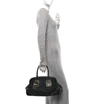PRADA Tessuto Saffiano Doctor Bag Black