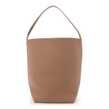 THE ROW Grained Calfskin Large N/S Park Tote Cinnamon