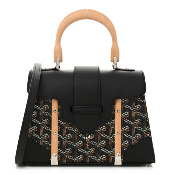 GOYARD Goyardine Structure Mini Saigon Black GOYARD Goyardine Structure Mini Saigon Black