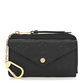 LOUIS VUITTON Empreinte Recto Verso Card Holder Black