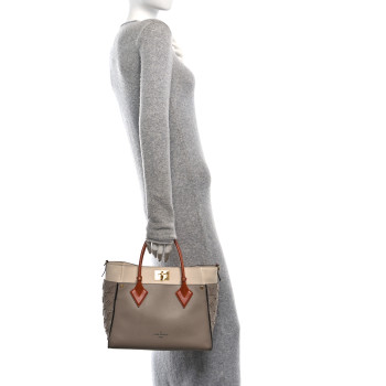 LOUIS VUITTON Calfskin Monogram Tufting On My Side Galet