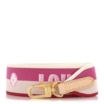 LOUIS VUITTON Jacquard Speedy Bandouliere 20 Shoulder Strap Fuchsia