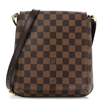 LOUIS VUITTON Damier Ebene Musette Salsa Long Strap