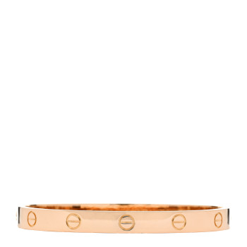 CARTIER 18K Pink Gold LOVE Bracelet 17