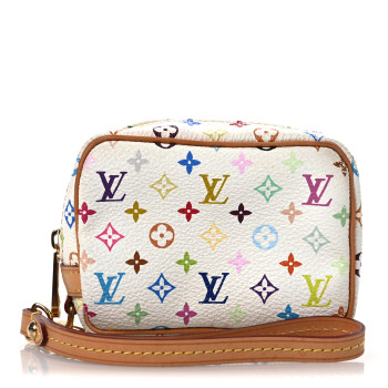 LOUIS VUITTON Monogram Multicolor Trousse Wapity White