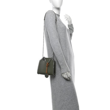 STELLA MCCARTNEY Eco Alter Mat Tiny Falabella Tote Mud