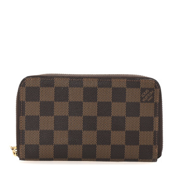 LOUIS VUITTON Damier Ebene Zippy Compact Wallet