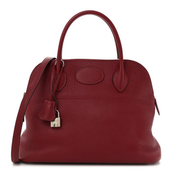 HERMES Taurillon Clemence Bolide 31 Rubis