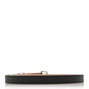 HERMES Epsom 15mm Pop H Belt 80 Black