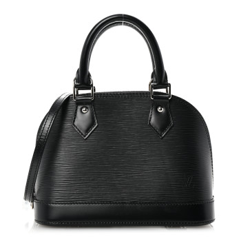 LOUIS VUITTON Epi Alma BB Black