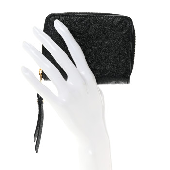 LOUIS VUITTON Empreinte Zippy Coin Purse Black