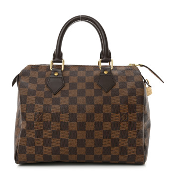 LOUIS VUITTON Damier Ebene Speedy 25
