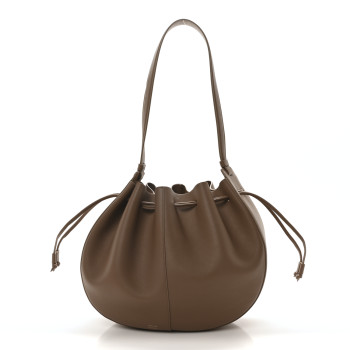 MANSUR GAVRIEL Calfskin Flores Drawstring Bag Biscotto
