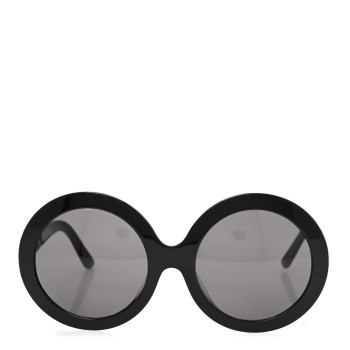 CELINE Acetate Round Sunglasses CL 40081U Black