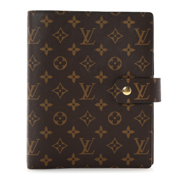 LOUIS VUITTON Monogram Large Ring Agenda Cover