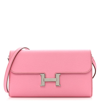 HERMES Epsom Constance Wallet To Go 5P Pink