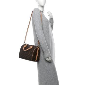 LOUIS VUITTON Monogram Speedy Bandouliere 25